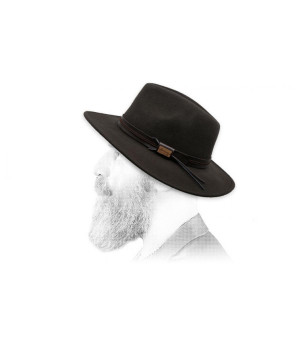 Herman brown wool fedora Mackinsley brown